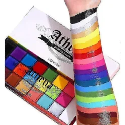 2025 20 farver ansigts- og kropsmaling olie sikker børn flash tatovering maleri ansigter oliefarvesæt til drenge piger voksne Halloween ferie daglig kunst makeup fancy | Fyndiq