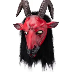(1) Antilope Maske Latex Horror Maske - Mardi Gras - Karneval - Halloween - Voksne - One Size