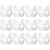 12 Blanke Katte Masker Kostume Cosplay Maske Børnehave Lav din egen umalede katte maske