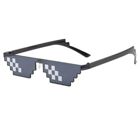 1 Cool Briller Sorte Thug Life Solbriller, Swag Briller Unisex Su