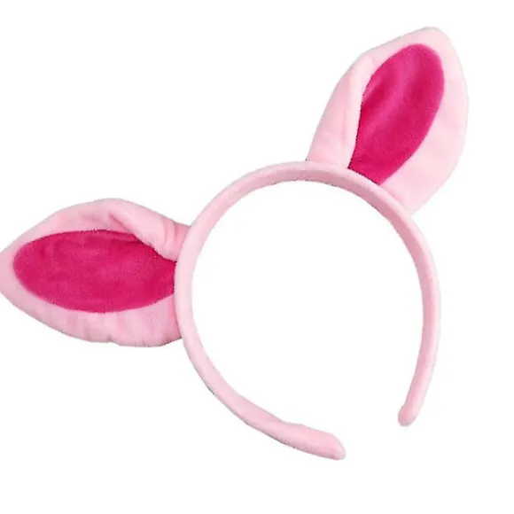 4 Dele Halloween Grisekostume Sæt Griseører Hårbøjle Grisehale Næse Butterfly