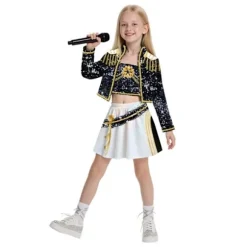 2025 Demon Hunter K-Pop Kostume | Halloween Outfit Kvinder Børn Cosplay Ankelring[GPA] Ankelring Ankle Ring 120cm