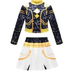 2025 Demon Hunter K-Pop Kostume | Halloween Outfit Kvinder Børn Cosplay No. 9 2-piece set 130cm