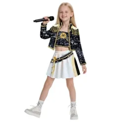 2025 Demon Hunter K-Pop Kostume | Halloweenkostume til kvinder og børn Cosplay Rumi 3-delt sæt 160cm_yux Rumi 3-piece set 160cm