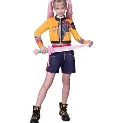 2025 Demon Hunter K-Pop Kostume | Halloween Kostume til Kvinder og Børn Cosplay - Perfekt Nr. 3 3-delt sæt 160cm Nr. 3 3-delt sæt No. 3 3-piece set 160cm | Fyndiq