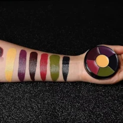 6 Farve Blåmærkehjul Special Effects SFX Zombie Makeup Kit Halloween Professionel Ikke-giftig
