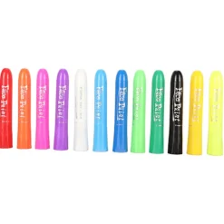12 farver Ansigtsmaling Pen Børn DIY Ansigtsmaling Farveblyanter Vaskbare Midlertidige Kropsmaling Sticks til Jul Halloween Fest