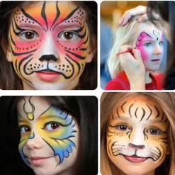 20 Farver Athena Ansigts- og Kropsmalingsolie Palette, Professionel Flash Ikke-giftig Sikker Tatovering Halloween Fest Kunstner Fancy Makeup Malersæt Til | Fyndiq