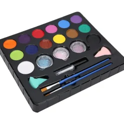 14 farver krops- og ansigtsmaling vaskbar Halloween fest fancy makeup pigment
