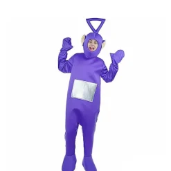 4 farver Teletubbies Cosplay til voksne Sjov Tinky Winky Dipsy Laa-laa Po Anime Karneval Kostume Tøj Finkjole Børn Mænd Blå Men Green Men M