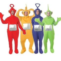 4 Farver Teletubbies Rolle Voksen Cosplay Sjovt Kostume Purple xxl
