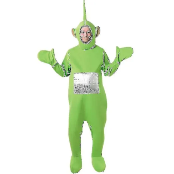 4 Farver Teletubbies Rolle Voksen Sjov Kostume W grøn grøn-FA- green s