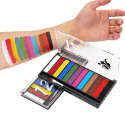 12 Farver Verdensmesterskab Halloween Makeup Ansigtsmaling Jule Ansigtsmaling