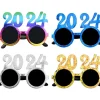 2024 Glædelig Nytår Briller, 4 stk. Nytårsfest Briller