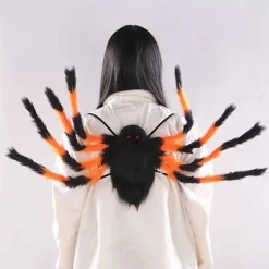 2025 Halloween Dekorationer Halloween Edderkop Rygsæk Kostume Farverig Edderkoppekostume Med Rem Og Lomme
