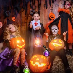 2025 Halloween Mørk Magi Kork Drikkeflaske Rund Sfærisk Glasflaske Troldmand Mørk Magi Drikkeflaske til Halloween Rekvisitter (Sort)