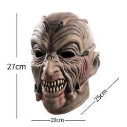 2022 Jeepers Creepers Vampyr Dæmon Cosplay Latex Maske Horror Grim Halloween Fest Skræmmende Kostume Rekvisitter