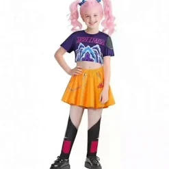 2025 KPop Demon Hunter Rumi Cosplay Kostume Mira Zoe Halloween Karnevalstøj Mira Mira 140CM