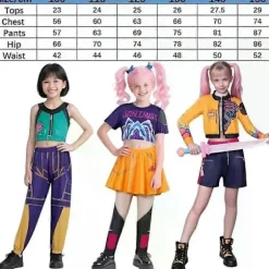 2025 KPop Demon Hunter Rumi Cosplay Kostume Mira Zoe Halloween Karnevalstøj Mira Mira 140CM