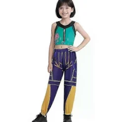 2025 KPop Demon Hunters Rumi Mira Zoey Cosplay Kostumesæt - Halloween Karneval Festtøj Zoe 120CM