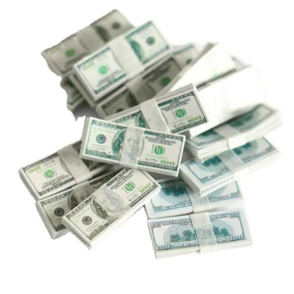 150 magiske rekvisitter Mock Dollar valuta legetøjssedler miniature miniature sedler