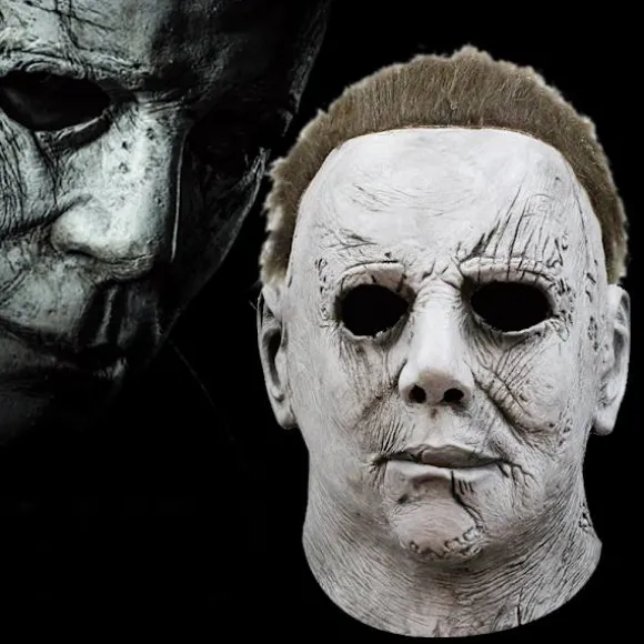 2022 Michael Myers Masker Halloween Horror Cosplay Kostume Latex