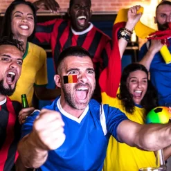 10 midlertidige tatoveringsklistermærker – fodboldfan-ansigtsklistermærker, sportsbegivenheds-makeupklistermærker, VM-fest-kropsklistermærker dk