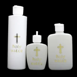 250/60/100 ml helligt vandsflaske kryds plastbeholder Christ C B