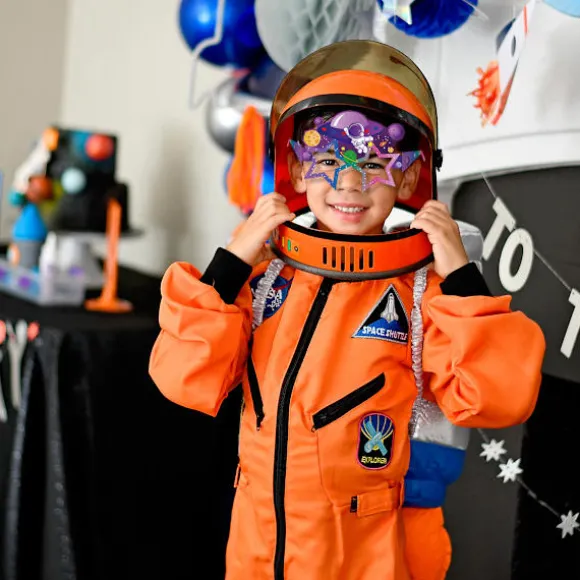 8 papirbriller til rumastronautfestdekorationer Sjovt skud