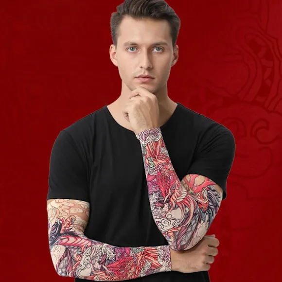 1 par blomsterarmsærmer Armbetræk 09 09