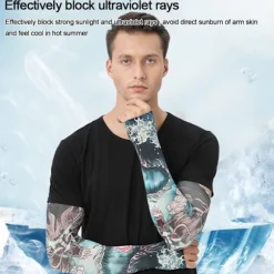 1 par blomsterarmsærmer Armbetræk 09 09