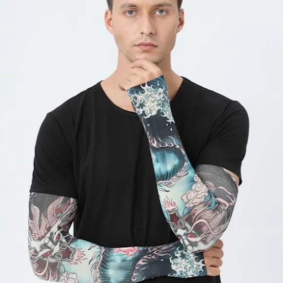 1 par blomsterarmsærmer Armbetræk 09 09