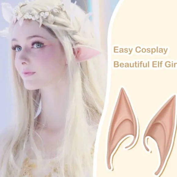 2 Par Cosplay Fe Pixie Elverører Tilbehør Halloween Party Anime