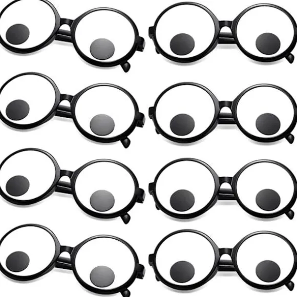 8 par Googly Eyes briller sjove øjne briller kæmpe Googly Eyes