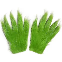 1 par handsker Grinch Plys Handske Jul Halloween Deluxe Party Cosplay Rekvisitter Julepynt Handsker - DSW