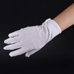 1 Par hvide formelle handsker Hvide Honor Guard Parade Santa Women White onesize