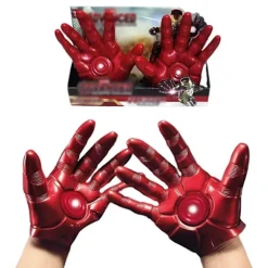 1 par Iron Man-rolleleghandsker til børns Avengers-filmfigur Cosplay-handsker Halloween Cosplay-festkostumehandsker rekvisitter gaver