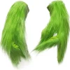 1 par jule-fluffy plysch grønne handsker Cosplay fluffy handsker Halloween fest Cosplay rekvisitter
