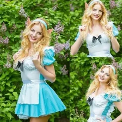 2 par Pixie Fairy Elf-ører - Tilbehør til Halloween, jul, vampyr-fest