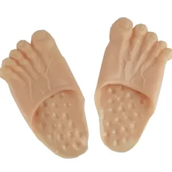 2 par Sjove Tå Slippers Trick Simulation Store Fødder Sko Bare Fødder Barfodet Eventyr Spoof Hulk Fem-fingrede Sko