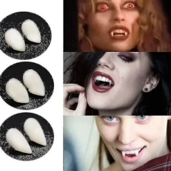 3 Par Vampyrtænder/bøjler, 3 Størrelser