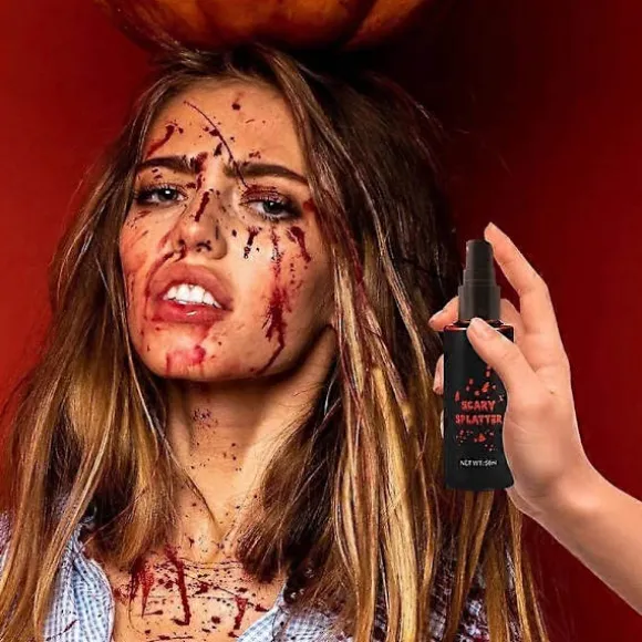 2025 Realistisk Kunstigt Blodsæt 3-i-1 Kit Til Specialeffekt Makeup Halloween Cosplay Tøj Udklædning