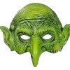 2025 Seneste Model Gammel Heks Maskerade Skum Goblin Halv Ansigt Ørne Næse Troldkvinde Maske til Cosplay Kostume