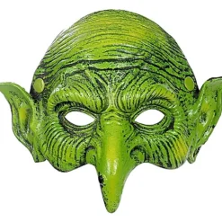 2025 Seneste Model Gammel Heks Maskerade Skum Goblin Halv Ansigt Ørne Næse Troldkvinde Maske til Cosplay Kostume
