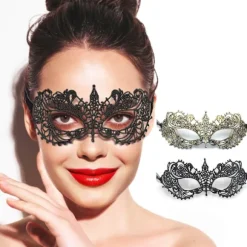 2025 Seneste Model Maskebal Maske til Kvinder Venetiansk Blonde Øjenmaske Til Festbal Prom Kostume Mardi Gras Festartikler