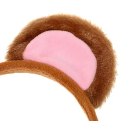 1 Sæt Abe Mønster Hårbøjle Butterfly Hale Cosplay Dyr Hår Bøjle Abe Ører og Hale Kostume Fest Tilbehør (FMY) Chocolate
