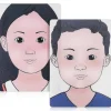 1 Sæt Ansigtsmalings Øvelsestavle Vaskbar Makeup Øvelsestavle Ansigtsmakeup Øvelse Drenge Piger Ansigtsmaleri Øvelsesværktøj - God
