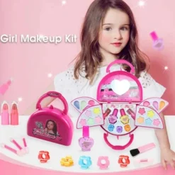 1 sæt makeup-sæt til piger, vaskbart makeup-sæt til småbørn og børn