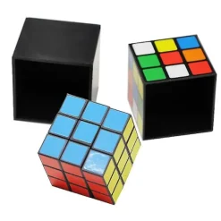 1 Sæt Triple Cube Magiske Tricks Instant Restore Close Up Magiker Trick Gimmick Illusioner (FMY)