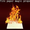 5 stk. 20*25 cm Ildpapir Flash Flammepapir Ildpapir Magiske Rekvisitter Effekt
